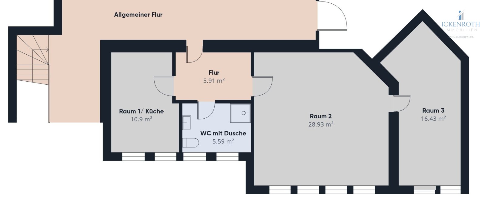 **Schöne Büro/Praxisräume (ca.68m²) mit Aufzug, KFZ-Stellplatz - zentrale Lage!!!**