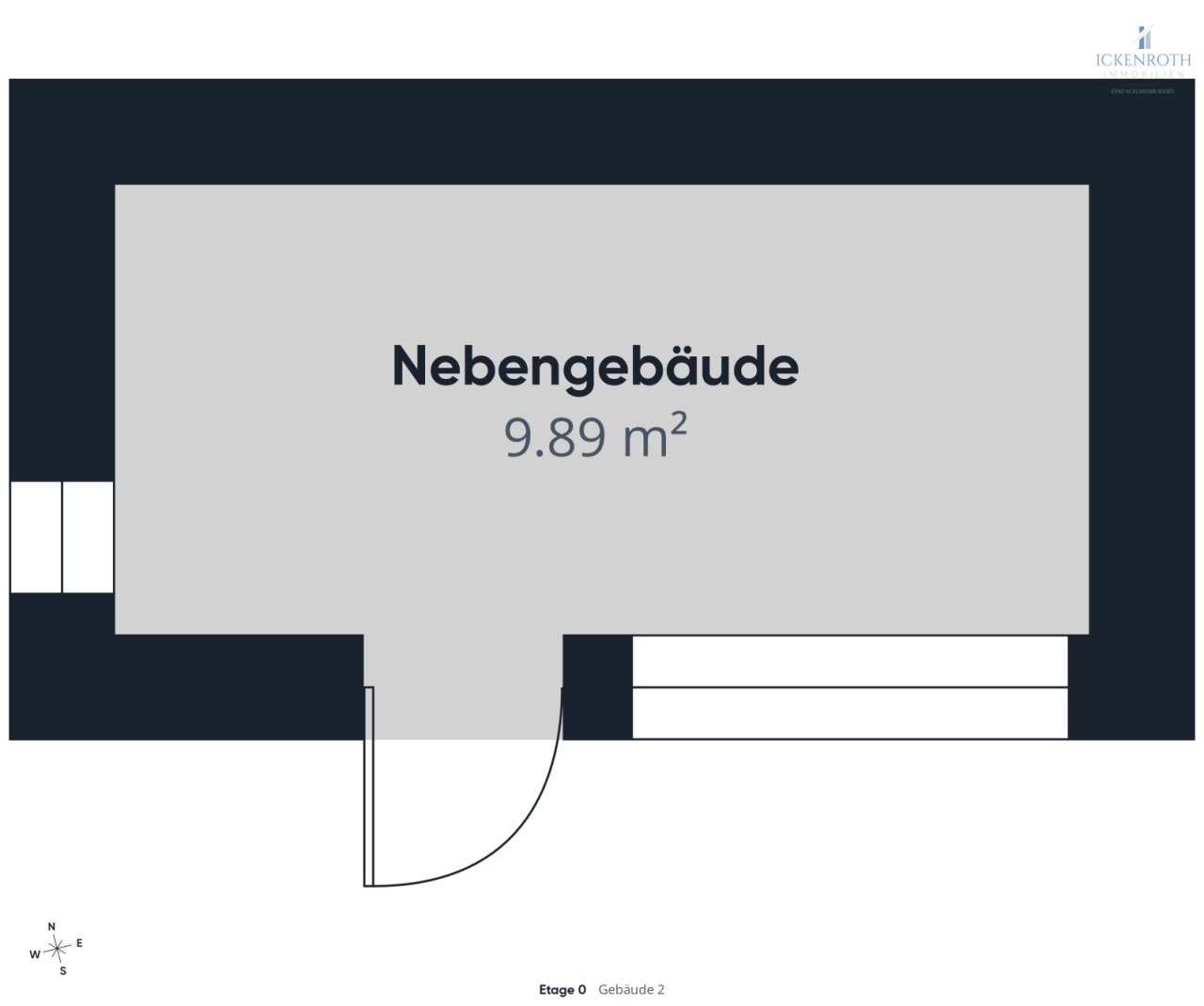 Grundskizze Nebengebäude 1